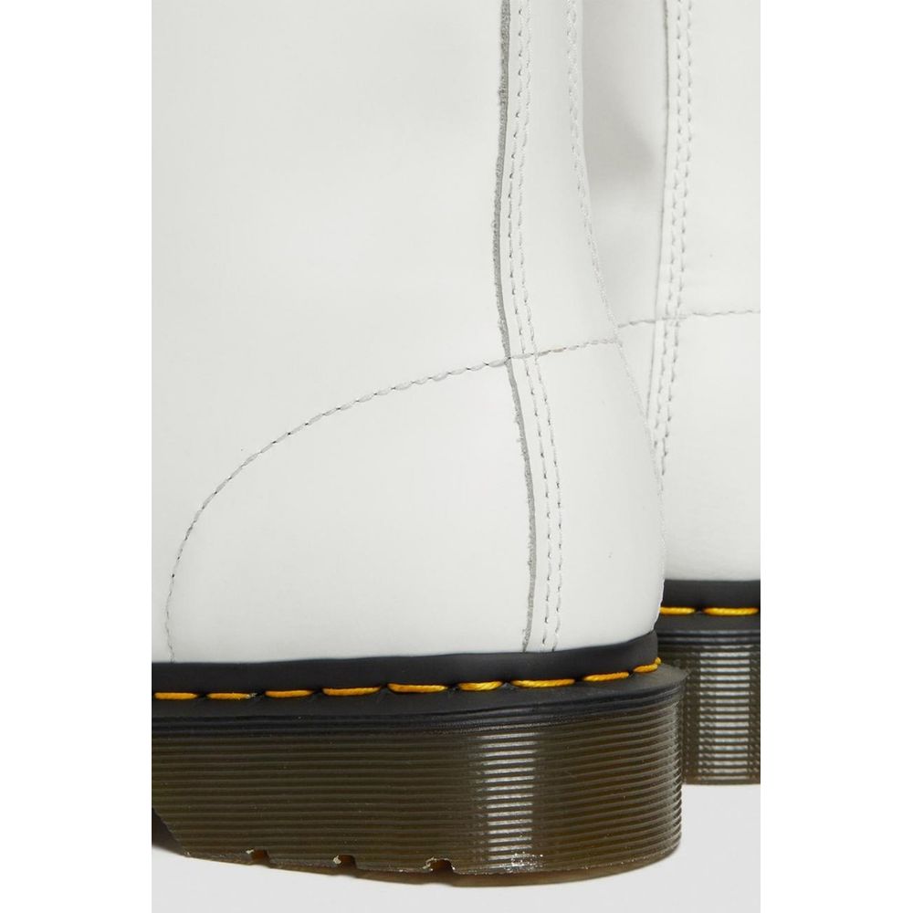 Dr. Martens White Leather Boot - Walk-In Closet