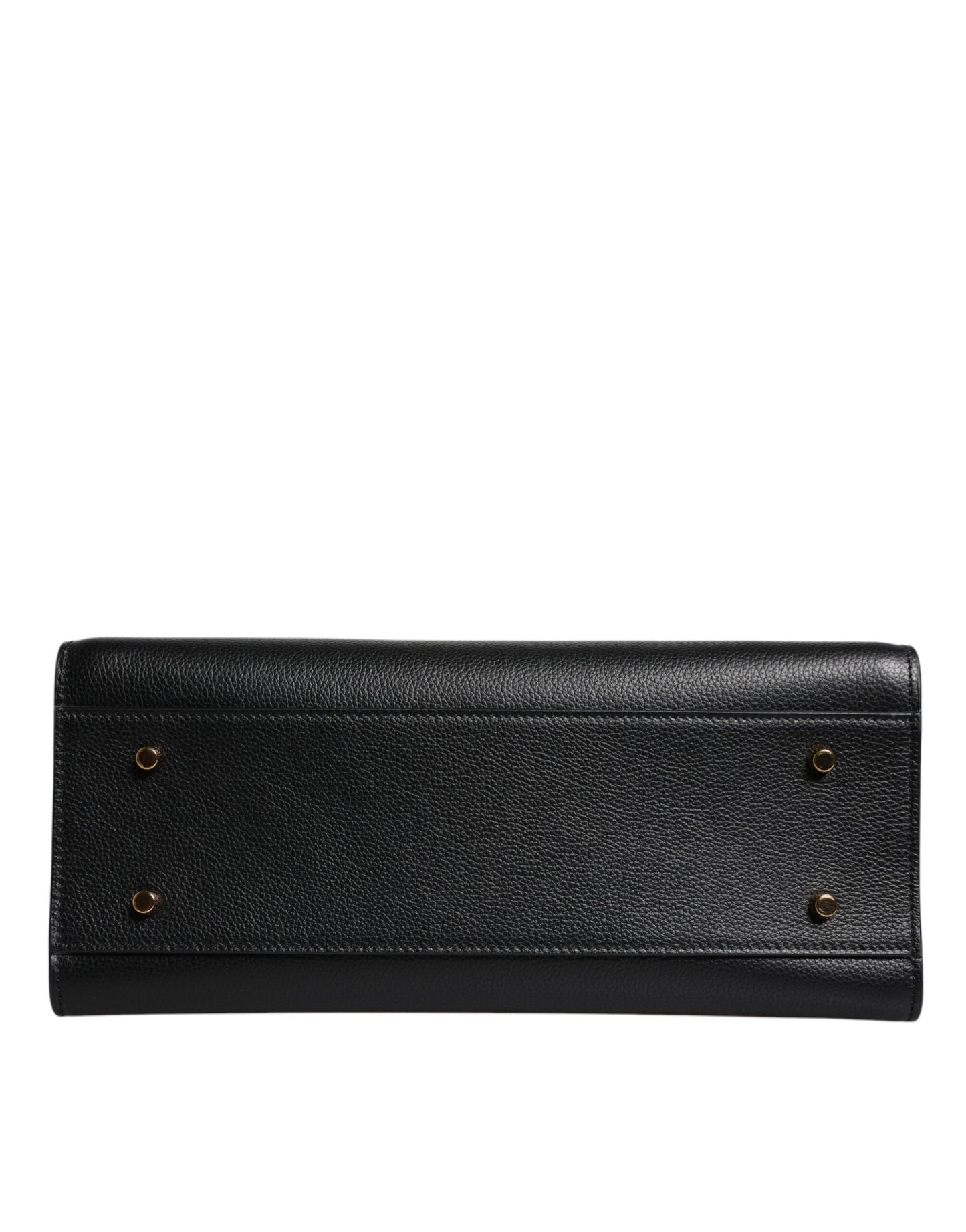 Versace Black Large Leather Top Handle Shoulder Crossbody Bag - Walk-In Closet