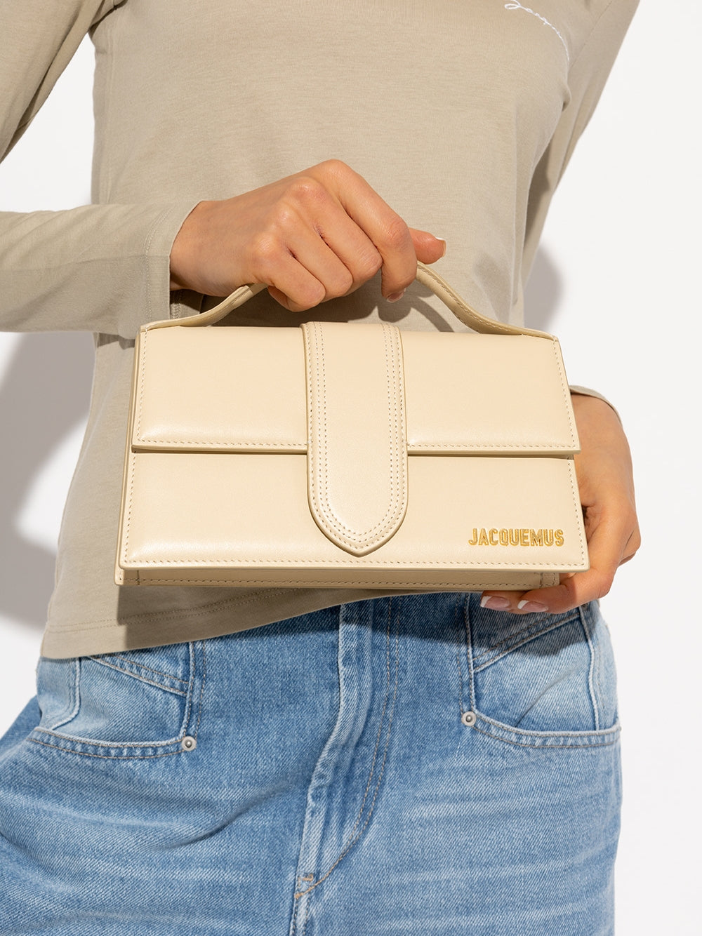 Jacquemus Le Grand Bambino Beige Bag - Walk-In Closet