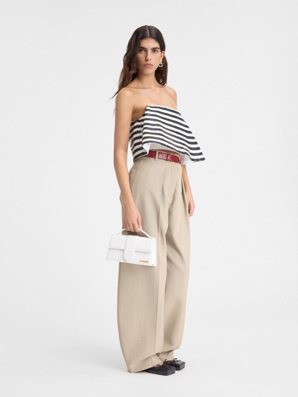 Jacquemus Le Grand Bambino White Bag - Walk-In Closet
