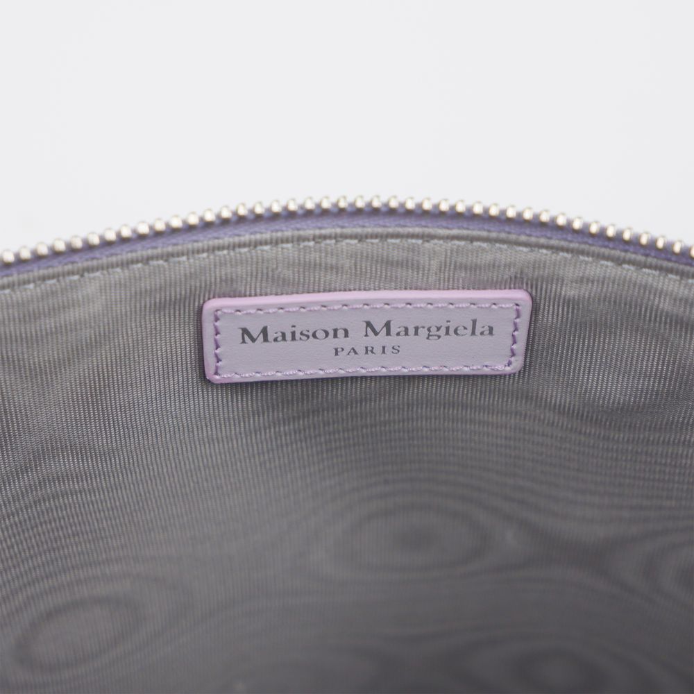 Maison Margiela Purple Calfskin Clutch Bag - Walk-In Closet