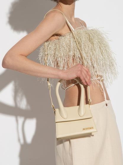 Jacquemus Le Chiquito Moyen Ivory Bag - Walk-In Closet