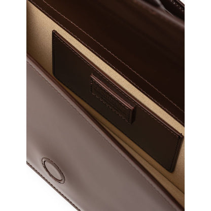 Jacquemus Brown Leather Le Grand Bambino Handbag - Walk-In Closet
