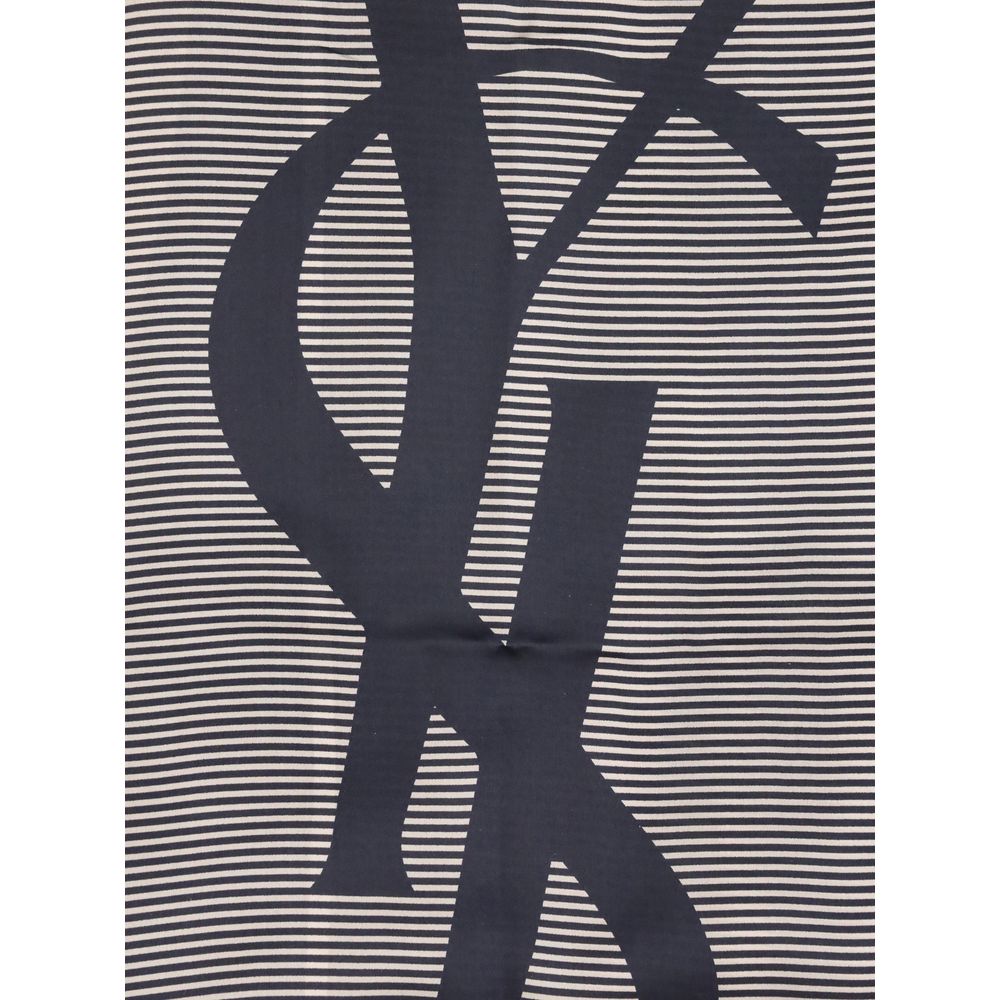 Saint Laurent Cassandre striped Stole - Walk-In Closet