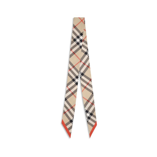 Burberry Silk Check Scarf - Walk-In Closet