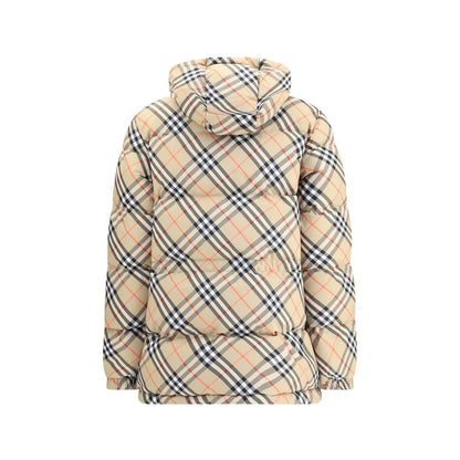 Burberry Hooded Check Down Jacket - Walk-In Closet