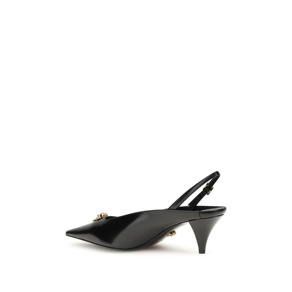 Versace La Medusa slingback Pumps - Walk-In Closet