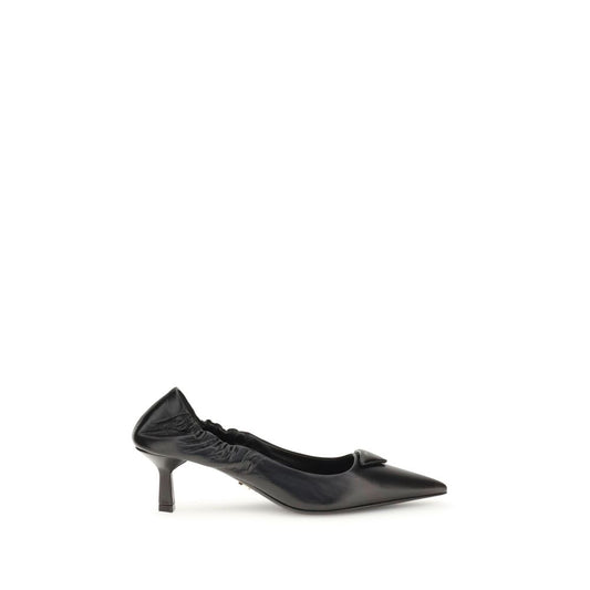 Prada Leather logo Pumps - Walk-In Closet