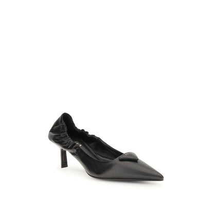 Prada Leather logo Pumps - Walk-In Closet