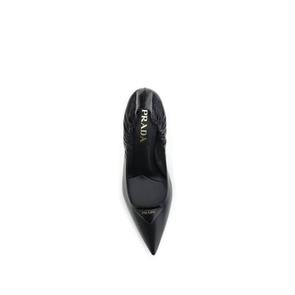 Prada Leather logo Pumps - Walk-In Closet