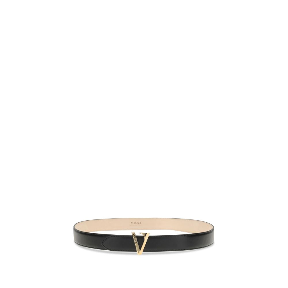 Versace Calfskin V Belt - Walk-In Closet