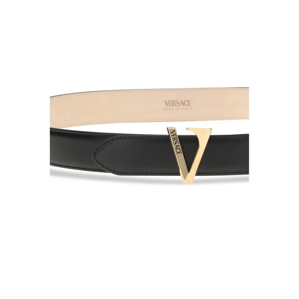 Versace Calfskin V Belt - Walk-In Closet