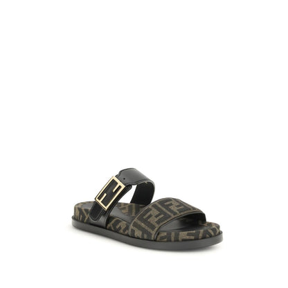 Fendi FF fabric sandal - Walk-In Closet