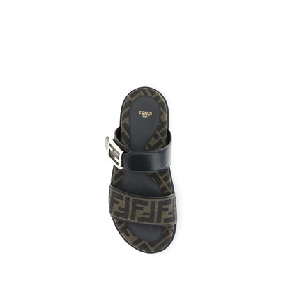 Fendi FF fabric sandal - Walk-In Closet
