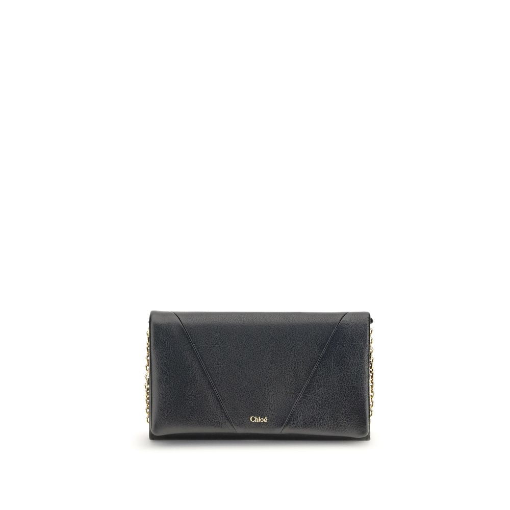 Chloé Spin Wallet with Flap and Chain - Walk-In Closet
