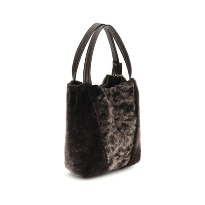 Chloé Shearling Spin Tote Bag - Walk-In Closet