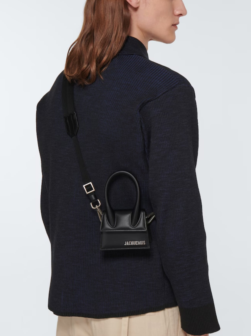 Jacquemus Black Le Chiquito Homme Crossbody Bag - Walk-In Closet