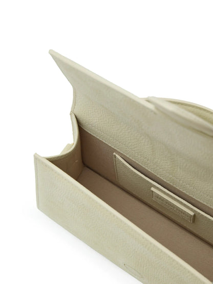 Jacquemus Beige Textured Le Grand Bambino Bag - Walk-In Closet